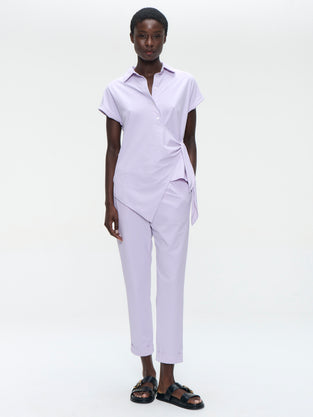 Aston blouse technical jersey | Lila