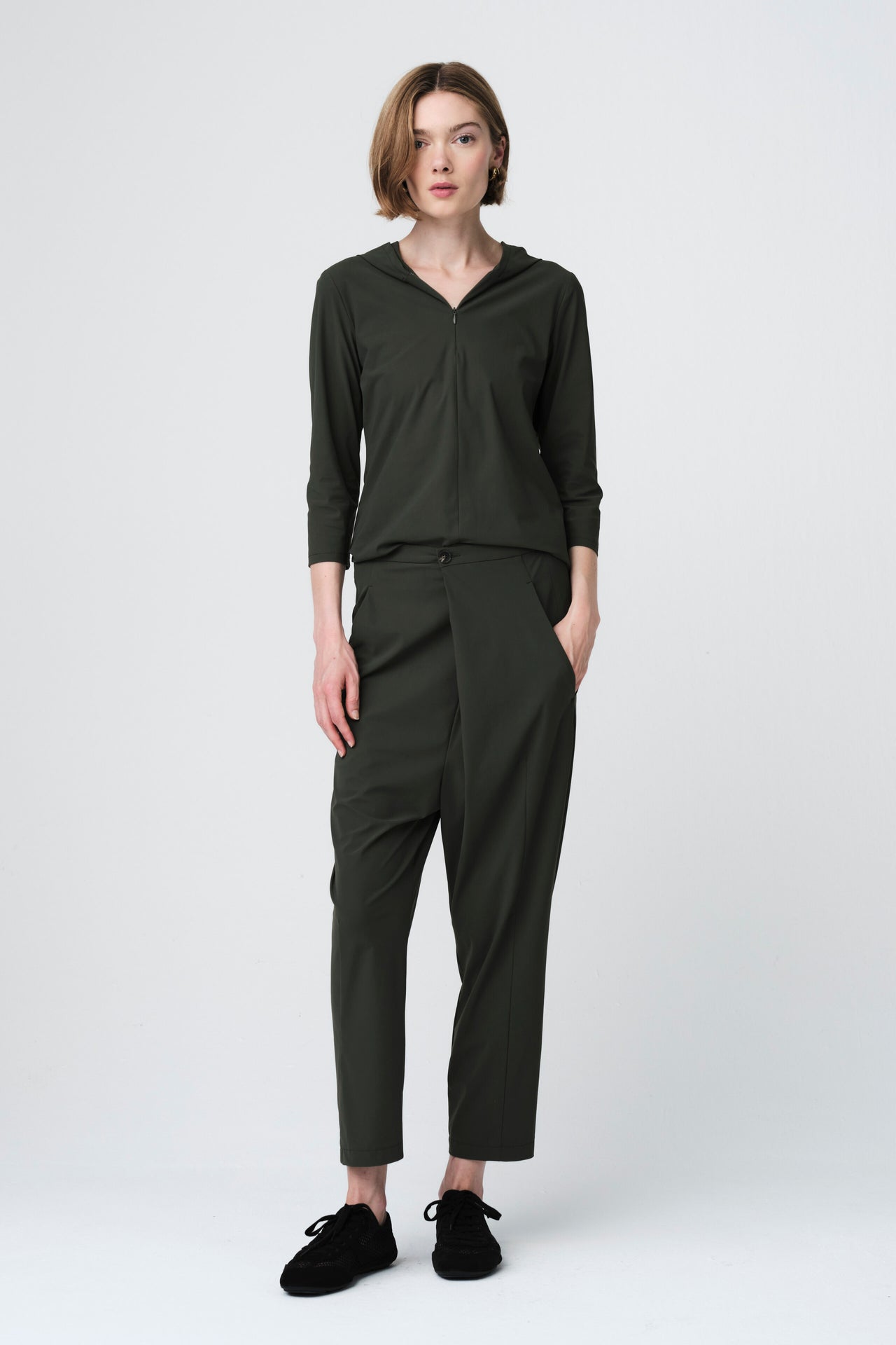 Klaus pants technical jersey | Army