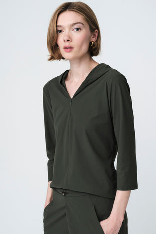 Melissa top KS technical jersey | Army