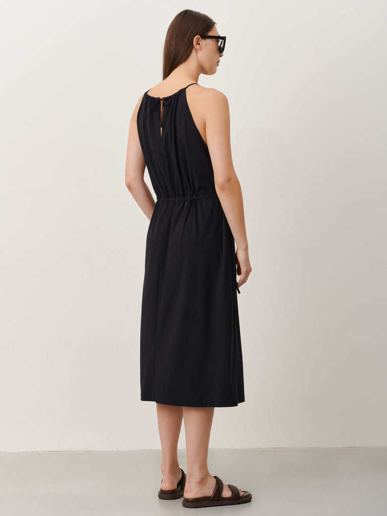 Victoria Dress Technical Jersey | Black