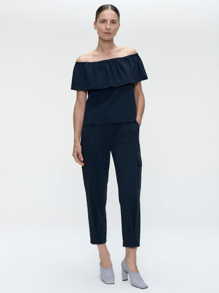 Diane top technical jersey | Blue