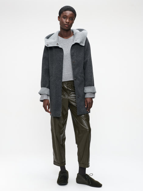 Daphne eco leather pants | Army