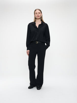 Ivona blouse technical jersey | Black