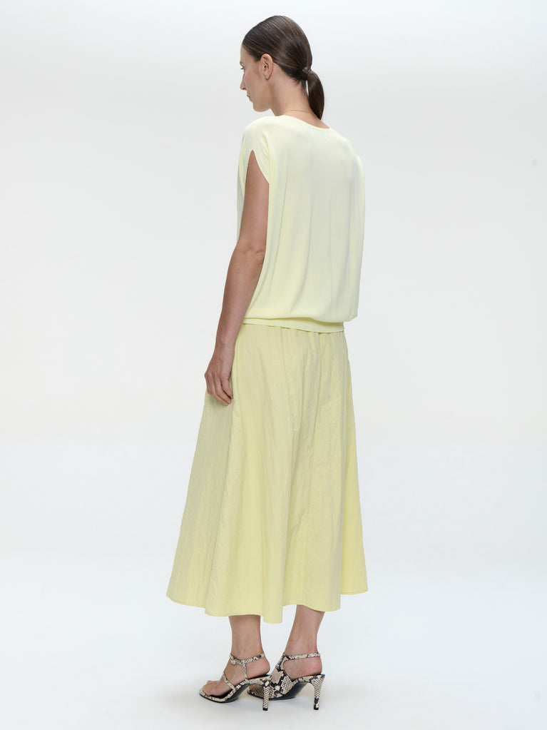 Haruna tafeta skirt | Yellow