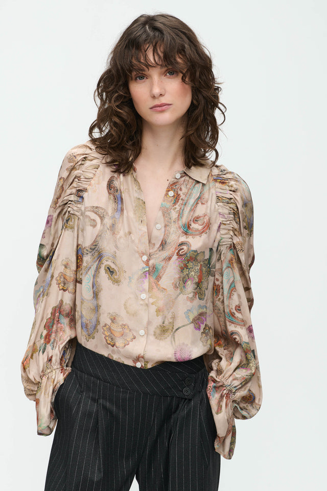 Mima Blouse | Beige