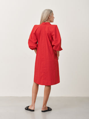 Carlen Dress Short | Red