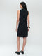 Verena strech technical jersey dress | Black