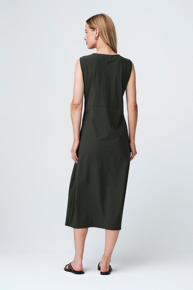 Almi dress technical jersey | Army