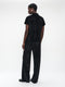 Simone velvet pants | Black shiny