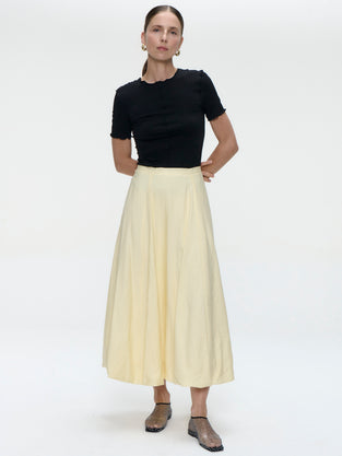Joyce viscose top | Black