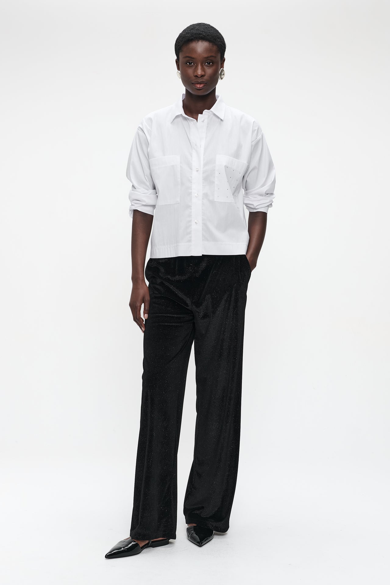 Lorenza polin blouse | White