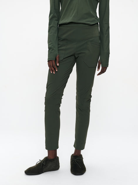 Doris pants brush tech jersey | Army