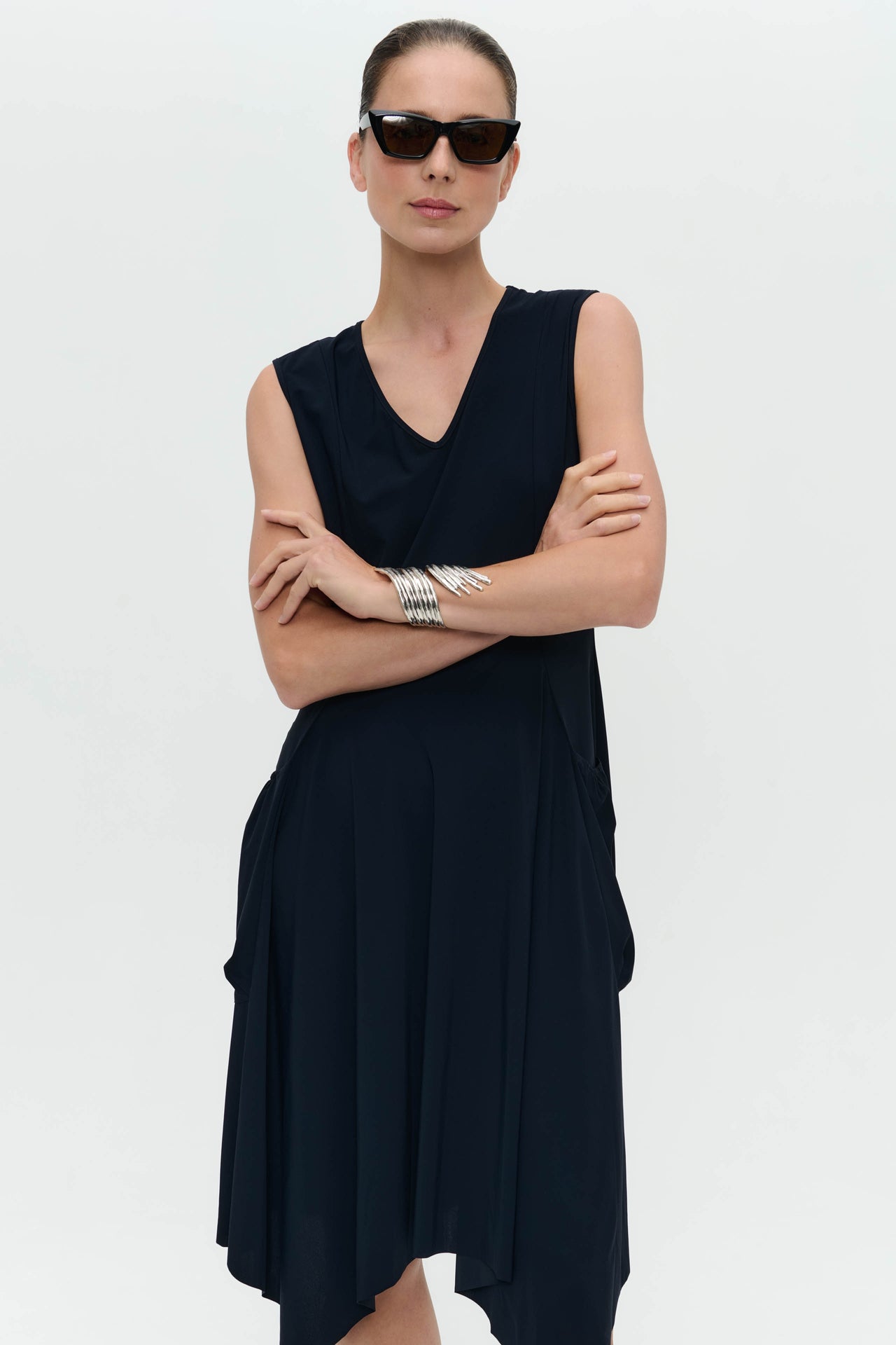 Caro WS dress technical jersey | Blue