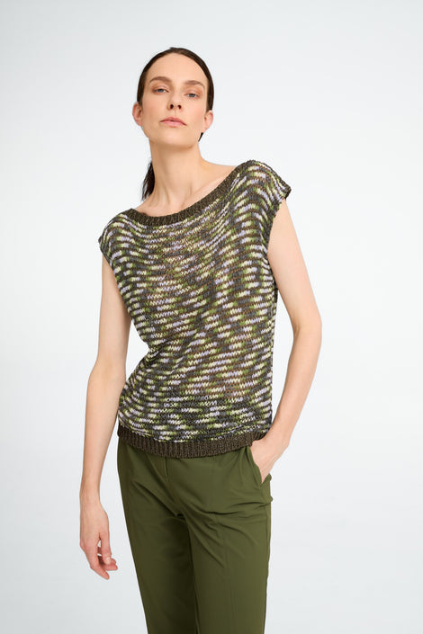 Multi collors viscose top 9037 | Multi Green