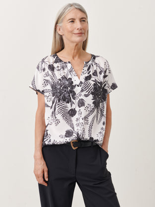 Remi Top | White Black