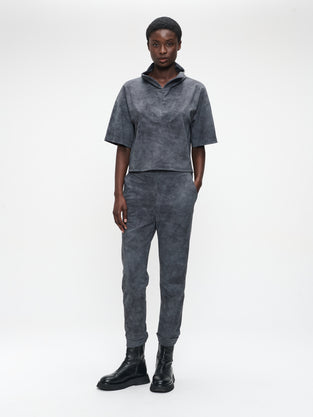Leone blouse technical jersey | Grey