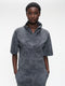 Leone blouse technical jersey | Grey