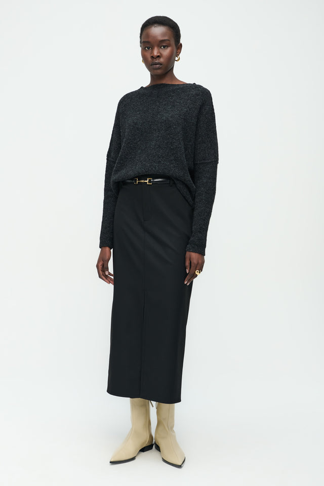 Rill Skirt | Anthracite