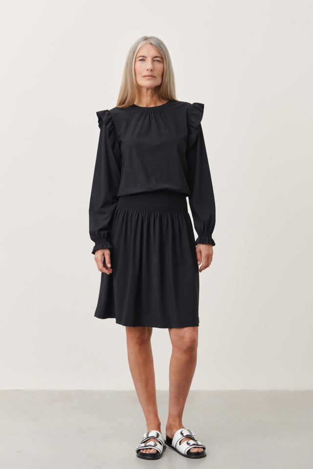 Janny Dress-1 Technical Jersey | Black