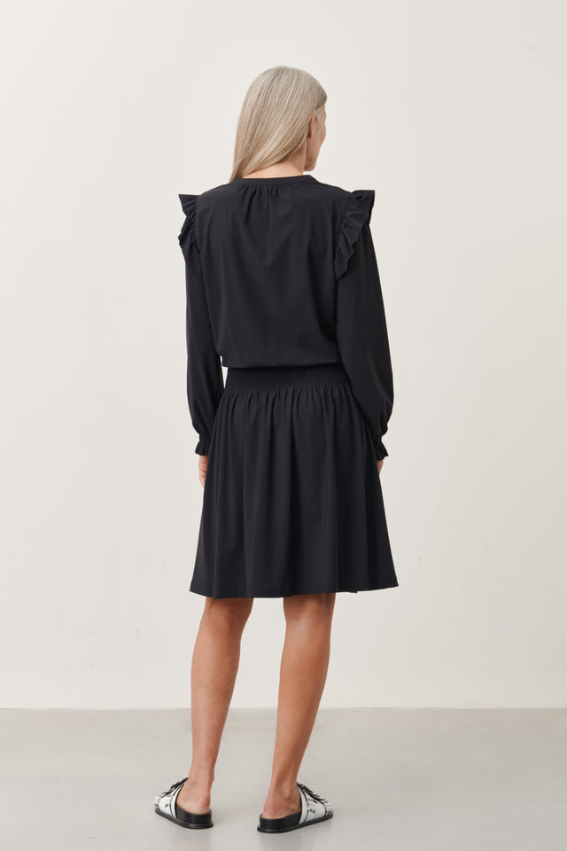 Janny Dress-1 Technical Jersey | Black