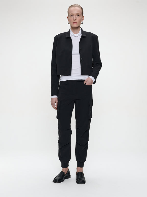 Velda blazer brush tech jersey | Black