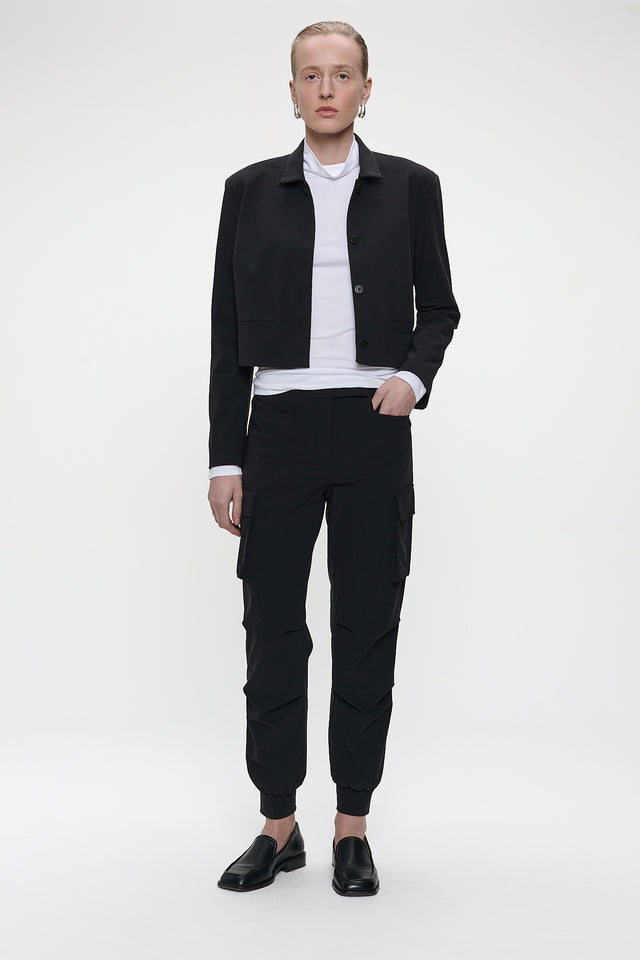 Velda blazer brush tech jersey | Black