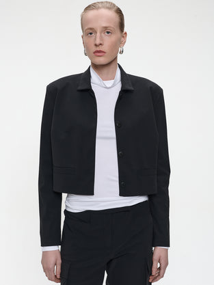 Velda blazer brush tech jersey | Black