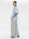 Hiroko cotton mix blouse | Light Blue