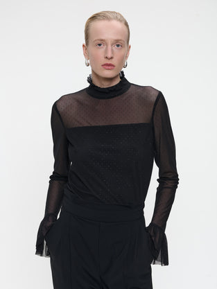 Inn mesh top | Black