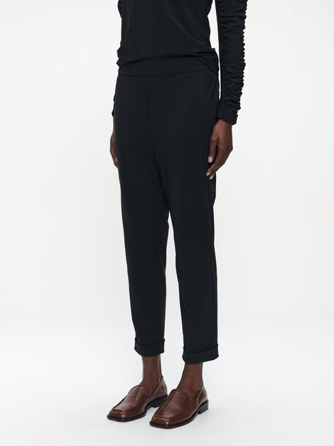 Timelia pants brush tech jersey | Black