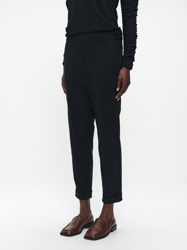 Timelia pants brush tech jersey | Black