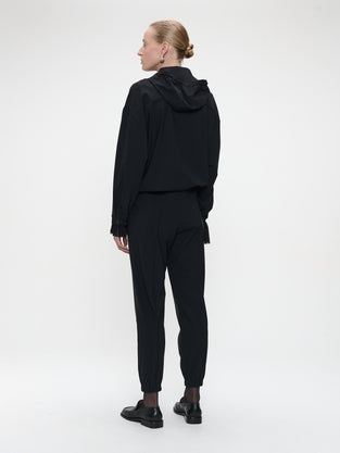 Hoodie bello technical Jersey | Black