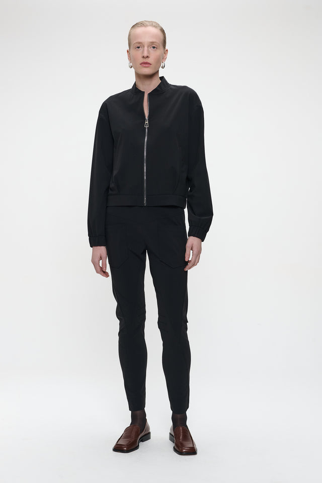 Doris pants brush tech jersey | Black