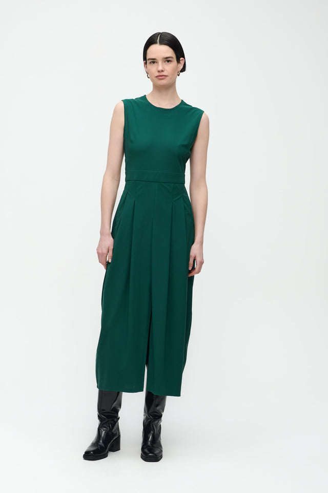 Jackie Dress Technical Jersey | Green