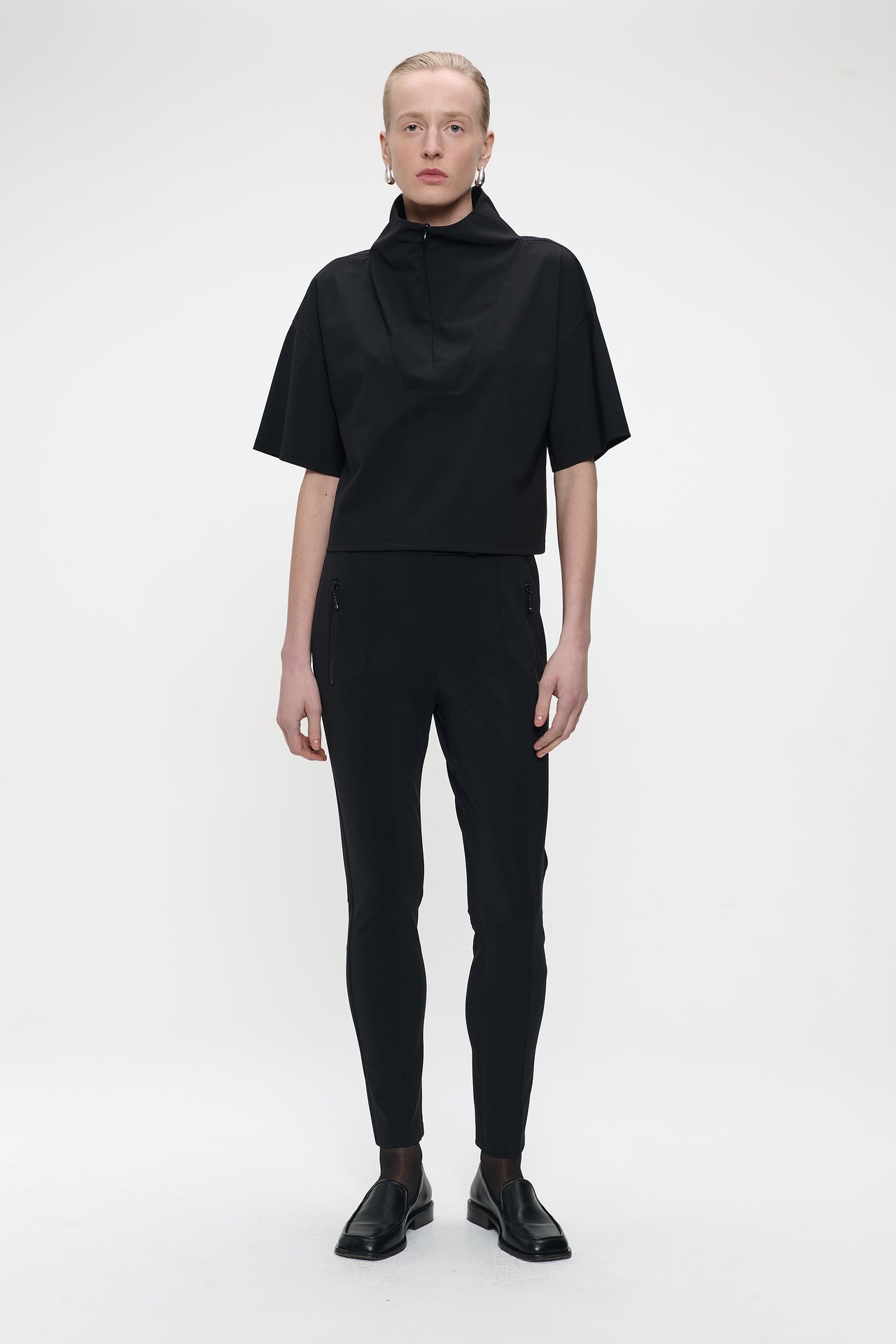 Kaya pants bonded tech jersey | Black
