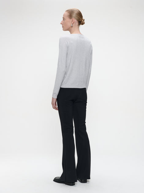 Pullover seamless viscose NB186 | Grey