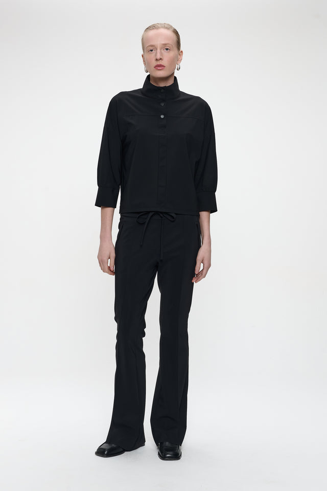 Angelika top technical jersey | Black