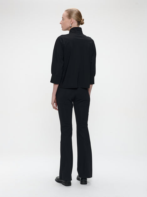 Angelika top technical jersey | Black