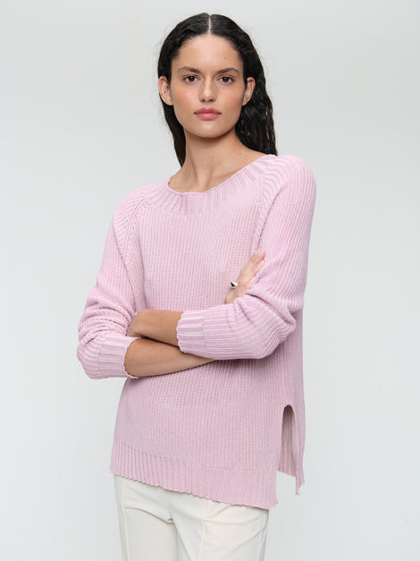 Cotton dayed pullover EU 369 | Pudra