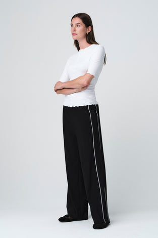 Jordan strech viscose top | White