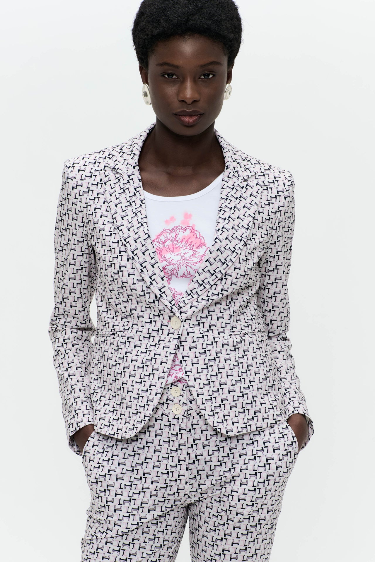 Elvira blazer technical jersey | Multi