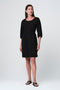 Lide dress technical jersey | Black