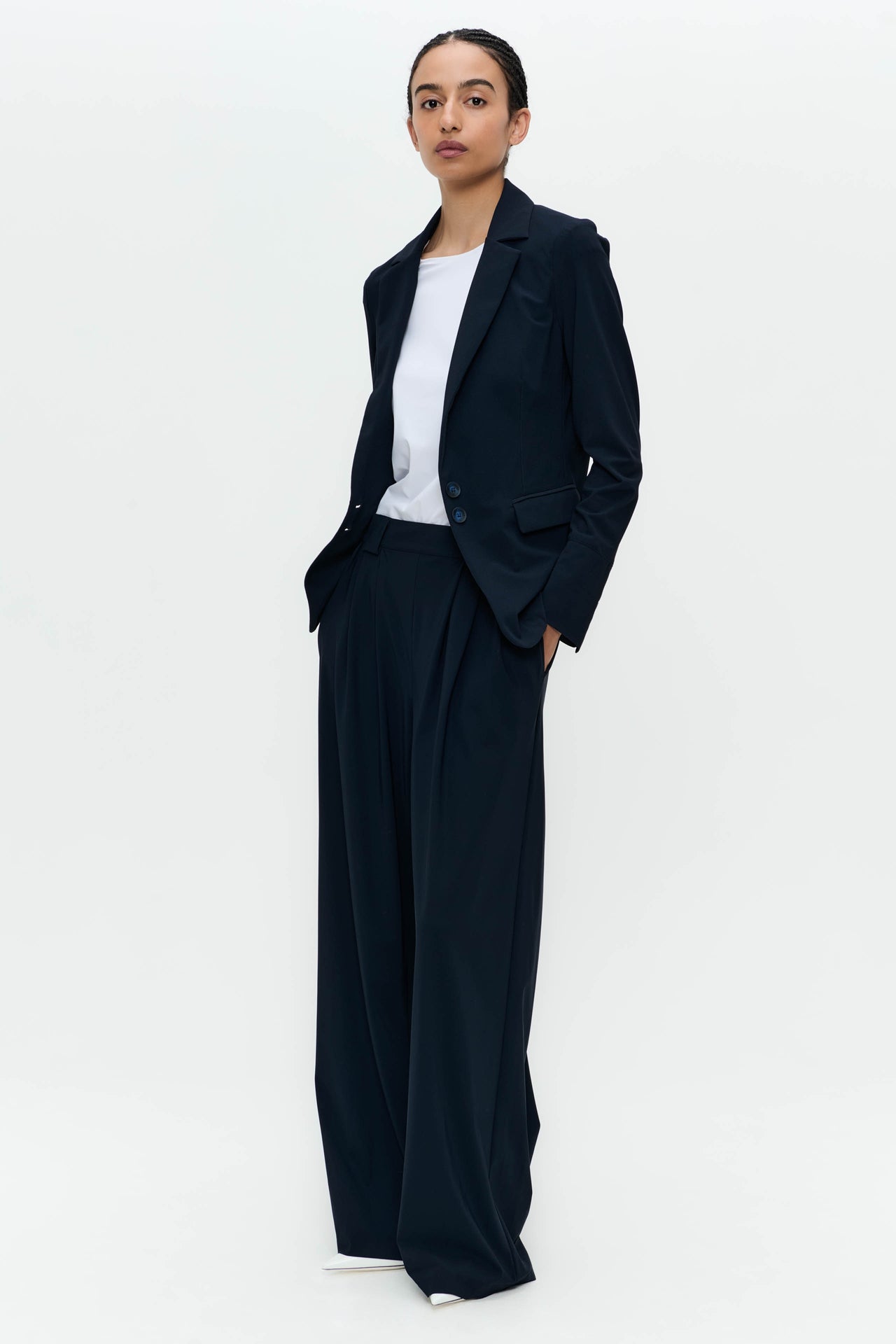 Amsterdam structure tech jersey blazer | Blue