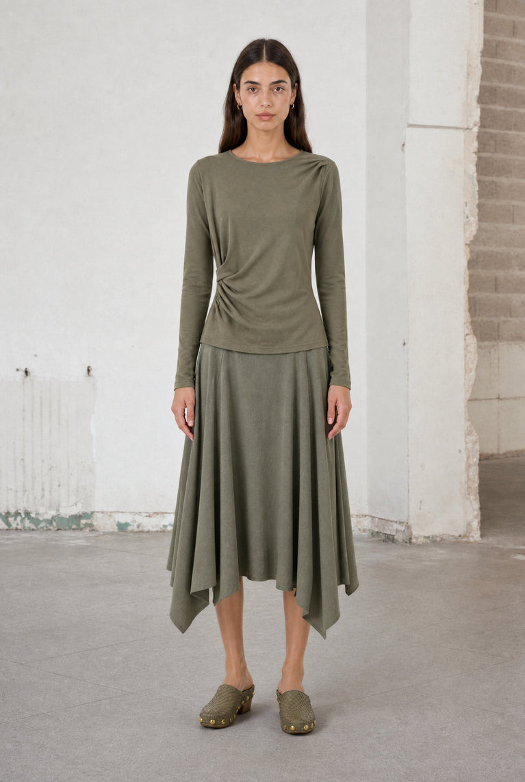 Ari cotton top | Army