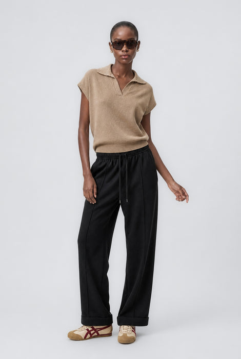 Serafina wide-leg pants | Black