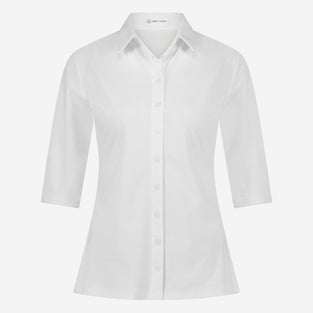 Blouse Betty easy wear Technical Jersey | White