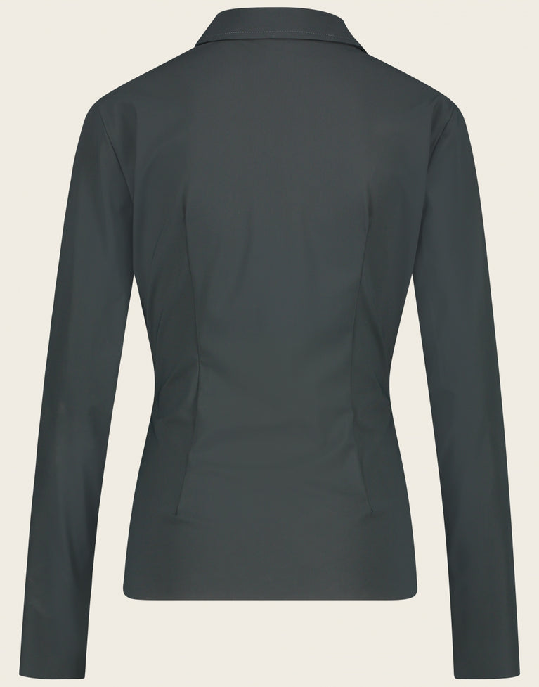 Blouse Betty easy wear Technical Jersey | Grigio Notte