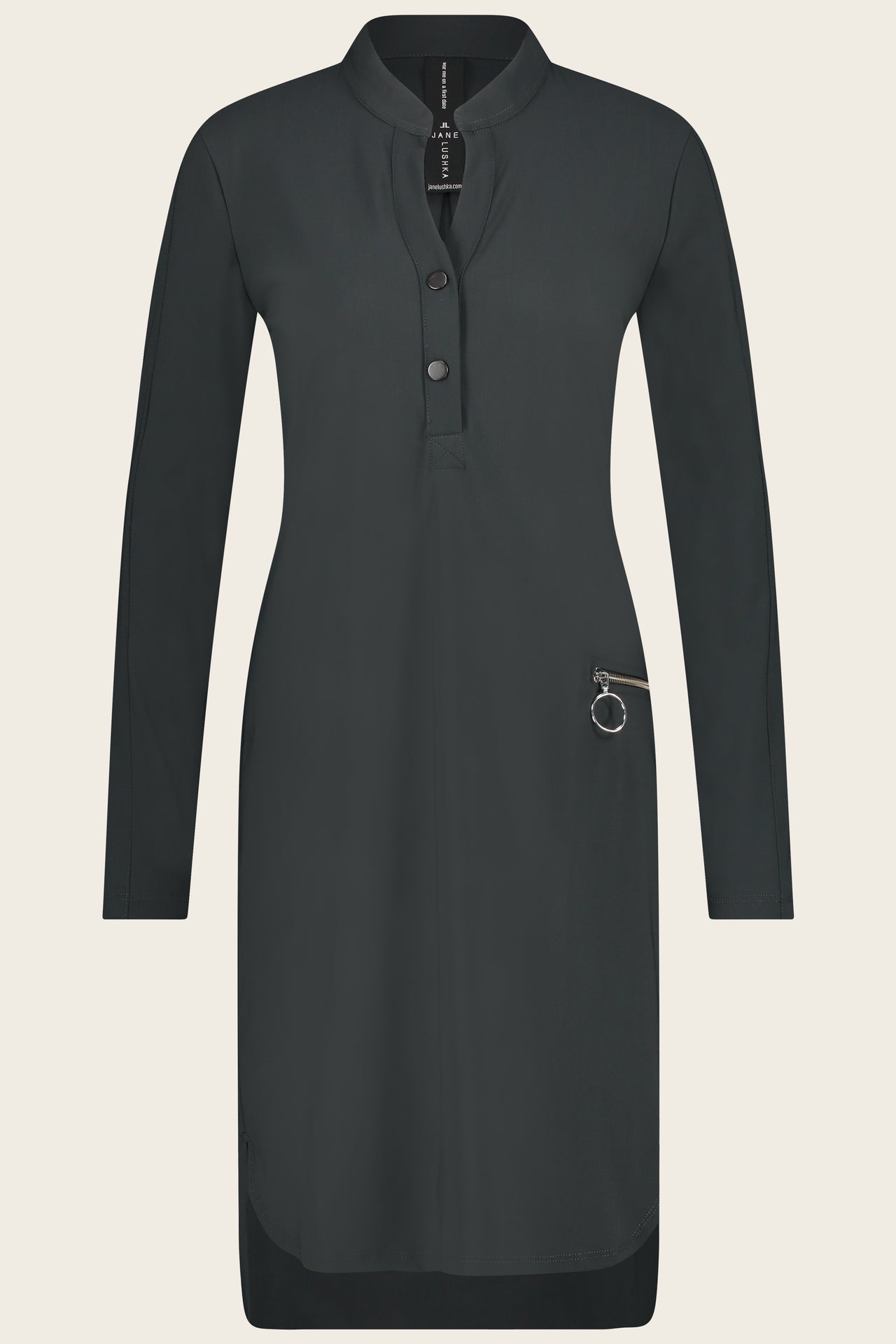 Dress Eva Easy Wear | Grigio Notte
