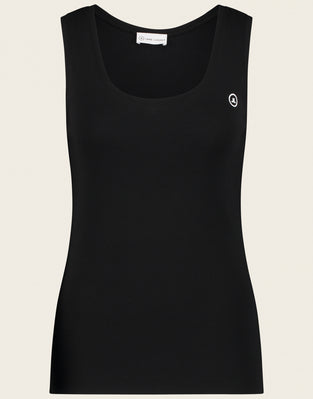 Top rips easy wear Organic Cotton | Black