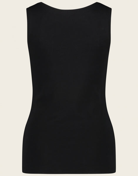 Top rips easy wear Organic Cotton | Black